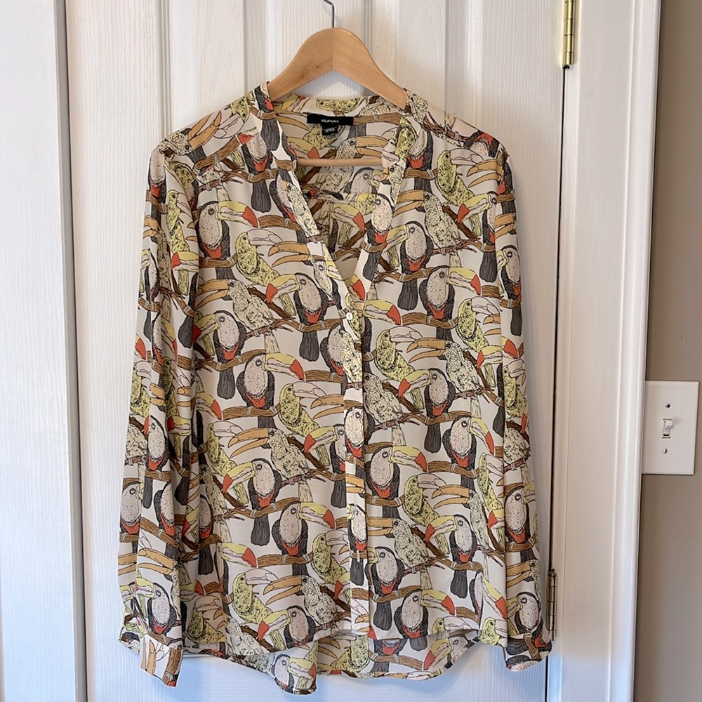 Toucan printed blouse